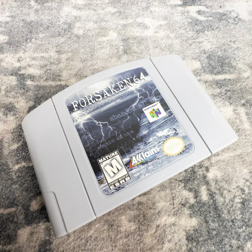 Forsaken 64 Nintendo 64 N64 Game Pak Acclaim First Person 3D Shooter 1998